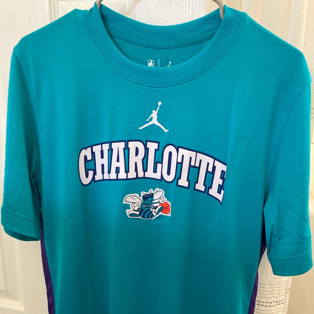 New Charlotte Hornets classic shooting shirt Jordan M